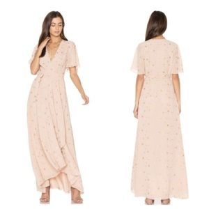 Privacy please star print maxi dress